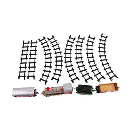 Train électrique de Noël en ABS durable avec effets sonores et phares lumineux réalistes