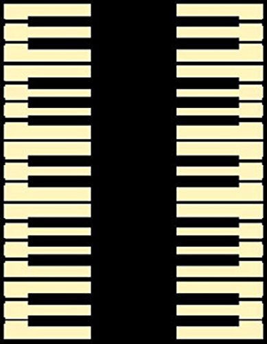 Tapete decorativo musical 160x225 cm miniatura 2