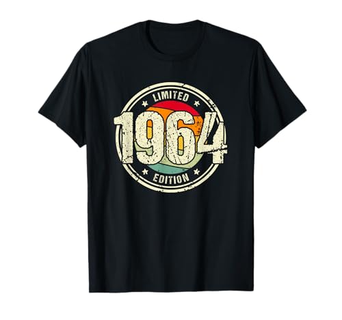 Retro 58 Años Nacido en 1964 Edición Limitada 58 Cumpleaños Camiseta