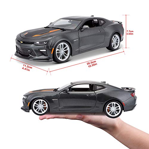 Image of Maisto 1:18 SE 2017 50th Anniversary Chevrolet Camaro (Metallic Gray)
