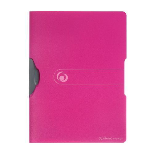 Preisvergleich Produktbild Herlitz 11206208 Express-Clip 5er Pack A4 opak beere