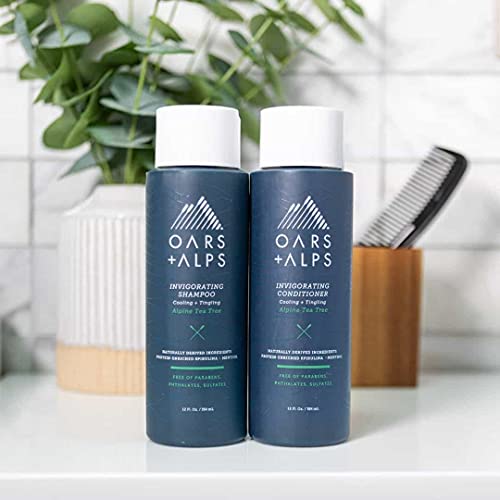 Oars + Alps Men's Sulfate Free Hair Conditioner, Infused With Witch Hazel And Tea Tree Oil, Alpine Tea Tree, 12 Fl Oz #TOP4
