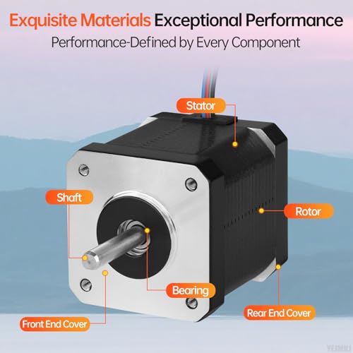 Moteur pas à pas 1.8 degré couple élevé 2.3A avec câble 1m - 4