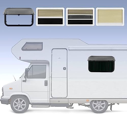 Concession Window Aluminum Alloy Food Truck Service with Horizontal Sliding Screen Windows,Rv Push Out Window,Camper Push Out Window Rv Trailer Vent Hatch Rv Car Outside Push Window Round Co