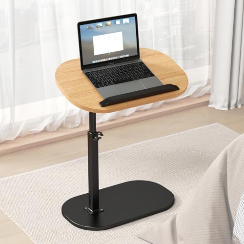 Adjustable Height C Shaped Side Table