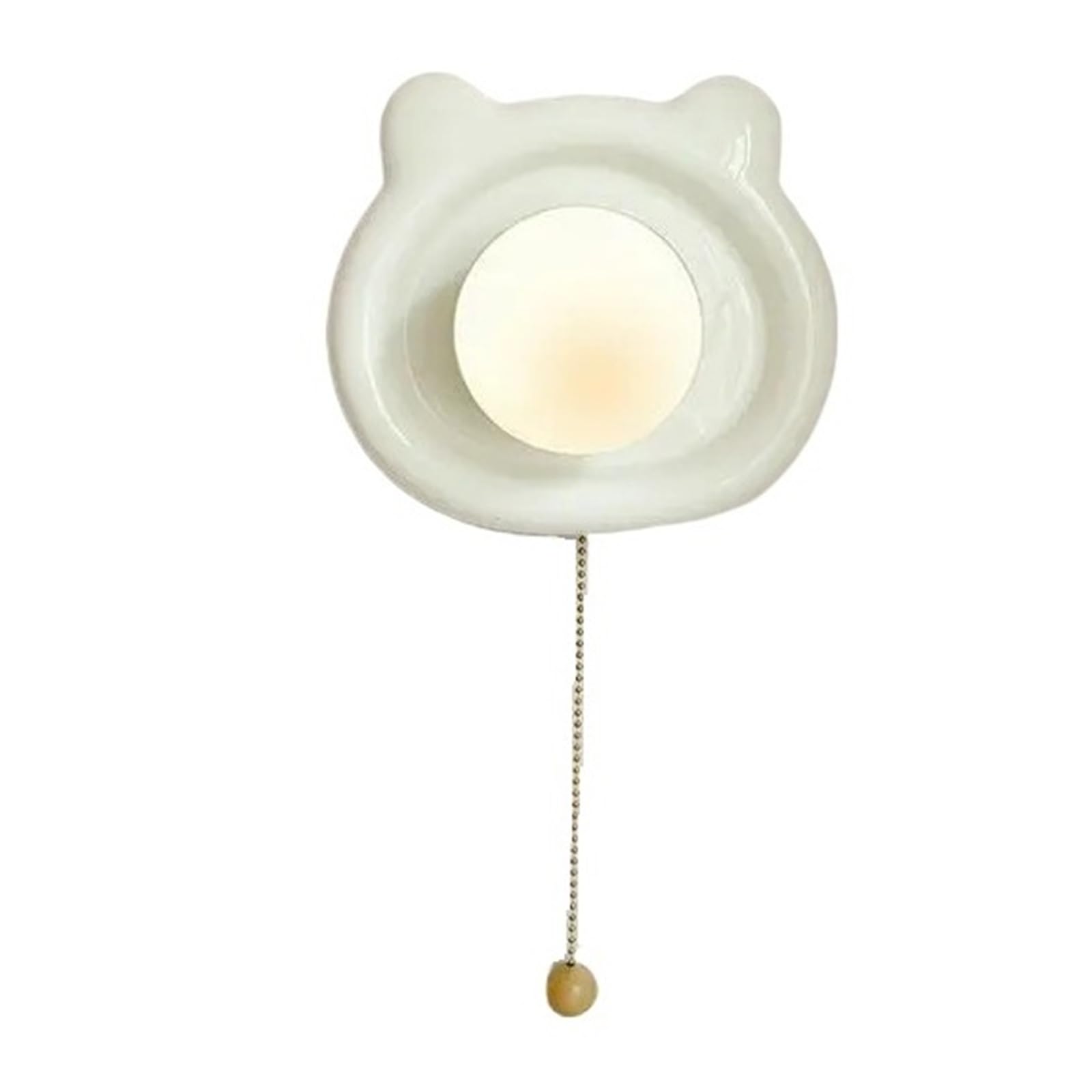 Kexcftg Tricolor Ceramic Wall Lamps Led Bedroom Bedside Corridor Aisle Modern Zipper Switch Sconces Light