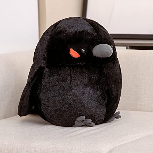 Sparrow Plush Toy 17.8inch Large Fat Bird Plushie Doll Cute Ball Soft Throw Pillow Funny Animal Form Plush Stuffed ToyCushion Kids and Adults Gift