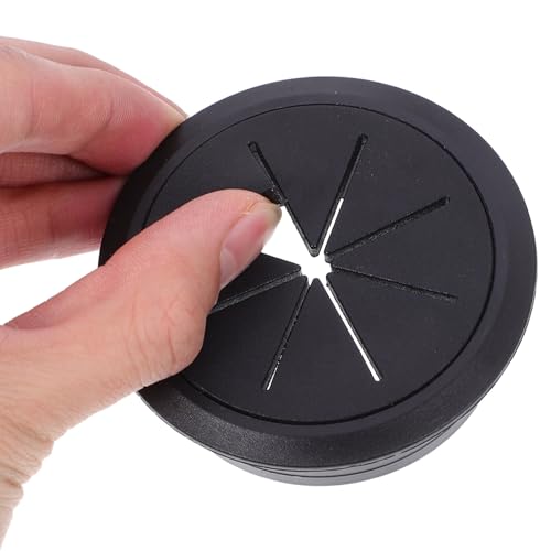 Protégé des poussières humidité grâce au cache câble rond de bureau pour fils PC - 4