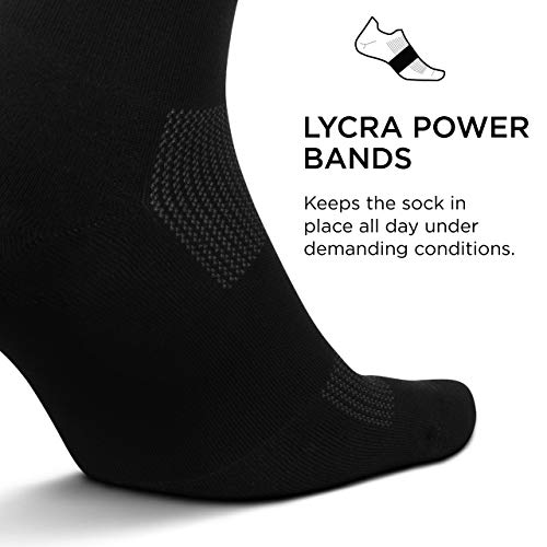 Feetures High Performance Max Cushion Quarter Sock for Women & Men - Moisture-Wicking Athletic Socks - (1 Pair)2