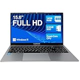 15.6" Full HD Laptop - 16GB RAM 512GB M.2 SSD Windows 11 Home, Dual-Band WiFi, Integrated Webcam - S15 N2 15 Inch Lightweight Laptop