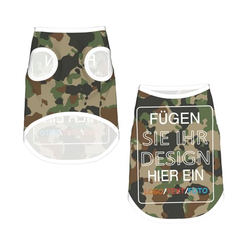 Personalisiert Hundemantel für Kleine Hunde Personalisierte Hundekostüm mit Bild Text Namen Logo Personalisierte Hunde Jacke mit Foto lustige Geburtstage Geschenke für Kleine Mittelgroße Hunde Katzen