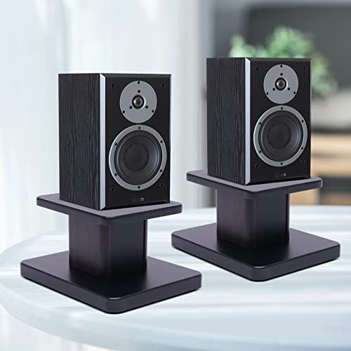 Drewniane stojaki na głośniki, uniwersalny mały stojak na głośniki, podłogowy stojak na głośniki do kina domowego, dźwięk HiFi, ulepszone wrażenia słuchowe
