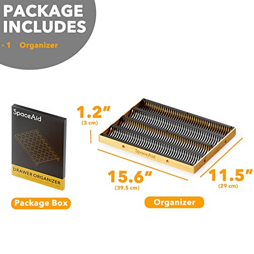 Nespresso Vertuo Pod Drawer Organizer, Bamboo Tray Storage Compatible (40 Big or 52 Small Vertuoline)