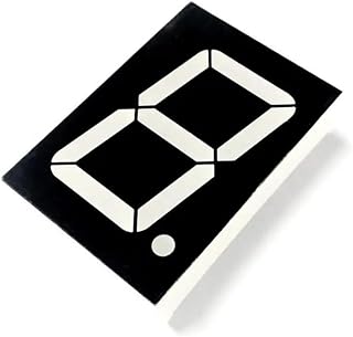 شاشة بإضاءة LED بلون أحمر من 7 أقسام مقاس 3 سم الأنود المشترك