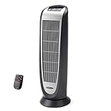 Lasko 5160 Ceramic Tower Heater with Remote Control, Black 5160