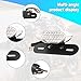 TNAIYH Motorcycle Tail Light, Motorbike Integrated Running Brake Stop Lamp with License Plate Bracket, Vehicle Turn Signal Lighting, Compatible With Motorbicycle Street Bike (White/Black)