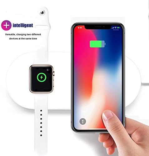 DBigness Mini AirPower Fast Wireless Charger, 2 in 1 Qi Fast Wireless Charger