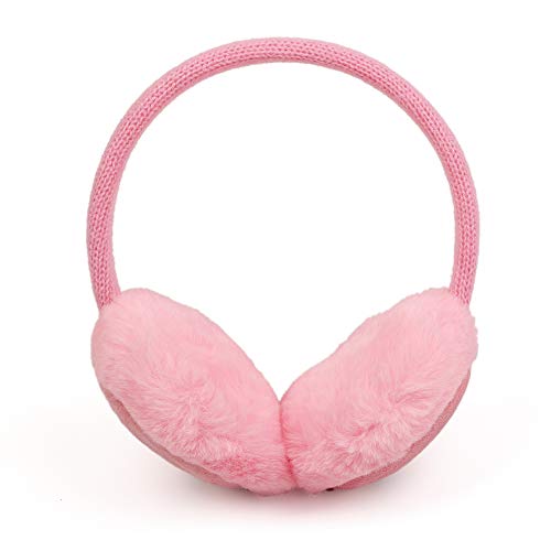 Flammi Kids Winter Earmuffs Unicorn Warm Faux Fur Ear Warmers For Boys Girls (Pink) #TOP4