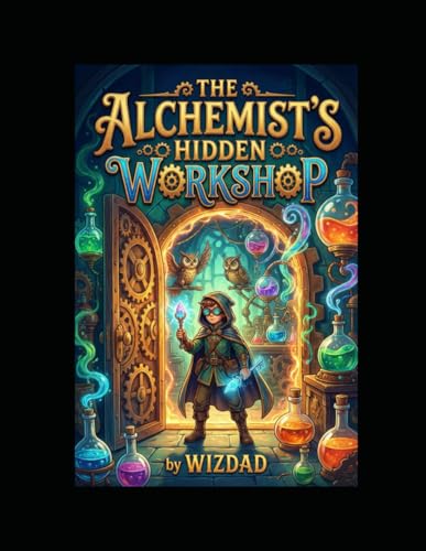 The Alchemist's Hidden Workshop: coloring book