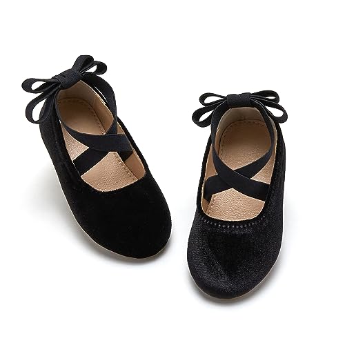 ESTINE Mary Jane Flats for Little Kids Toddler Baby Girls Glittery Dress Princess Ballet...