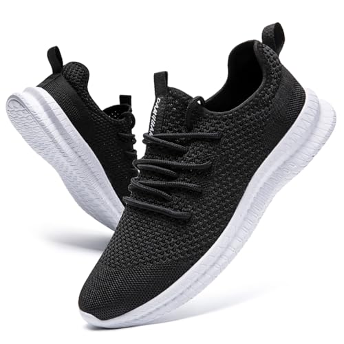 Image of Men's Walking Running Shoes Slip On Sneakers Non Slip Athletic Sports Tennis Fitness Casual Workout Gym Shoes Lightweight Trainers Fashion Soft Comfortable Shoe