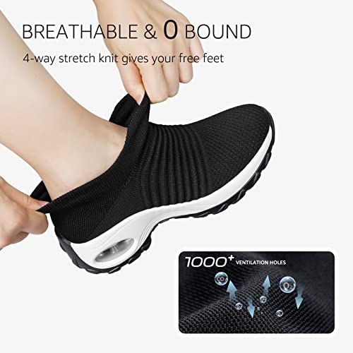 Image of STQ Walking Shoes for Women Slip on Sock Sneakers Non Slip Air Cushion