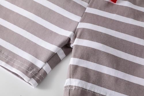 Image of Toddler Boy Clothes Kids Summer Cotton Outfits Shirt Short Sets Size 2-7