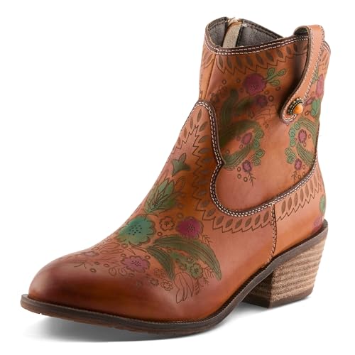 Image of Spring Step L'Artiste Galop Boot for Womens - Ankle Boots with Inside Zipper Closure - Comfortable Western Ladies Boots for Outdoor