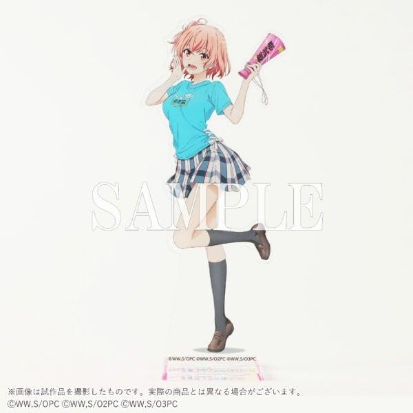俺ガイル　サブカルファッション 当選品　特大アクスタ 由比ヶ浜結衣 俺ガイル サブカルファッションVer. 由比ヶ浜結衣 アクスタ 缶