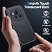 Anlalish Compatible with Honor Magic 6 Pro Case Translucent Matte, for Honor Magic 6 Pro Phone Case Shockproof TPU Bumper Cases Protective Cover (Black)