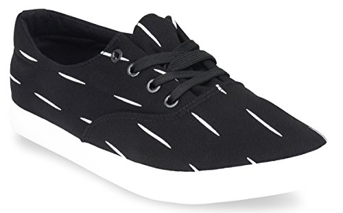 Hipster Mens Slasher Skate Shoe, Black, 9 D(M) US