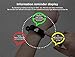 Burn-Rate Fitness Tracker Heart Rate Monitor - Smart Watches for Women Men Color Smart Watch Fit Bracelet Reloj Inteligente Band Pedometer, Waterproof, Distance bit Android & iOS