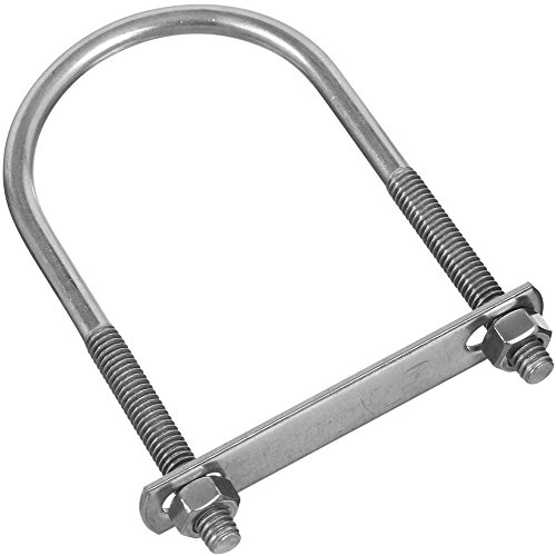 Image of National Hardware N222-471 2193BC U Bolt in Stainless Steel, 5 /16 inch x 2-1 /2 inch x 5 inch
