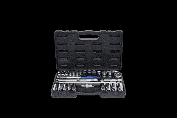 KS Tools 918.0830 1/2-inch Chrome+ Socket Set in AF Sizes (30 Pieces), Rot, Schwarz, Variety pack - Image 4