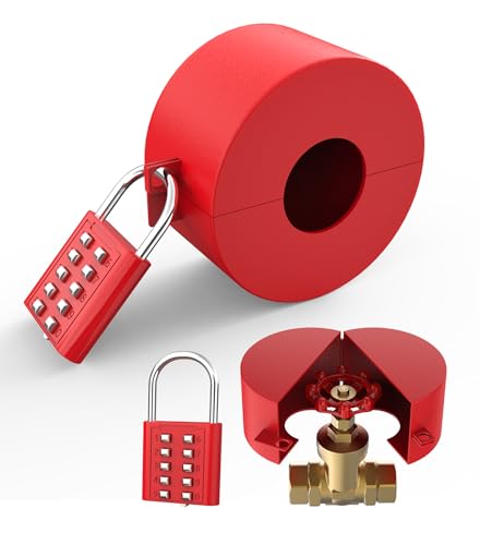 Image of Faucet Locks Outdoor | Water Spigot Lock Stainless Steel | Outdoor Faucet Lock for Garden Faucets | Prevent Water Bandit & Unauthorized Water Use, for 1-1/2 to 3 in Hose BibLock(with Combination Lock)