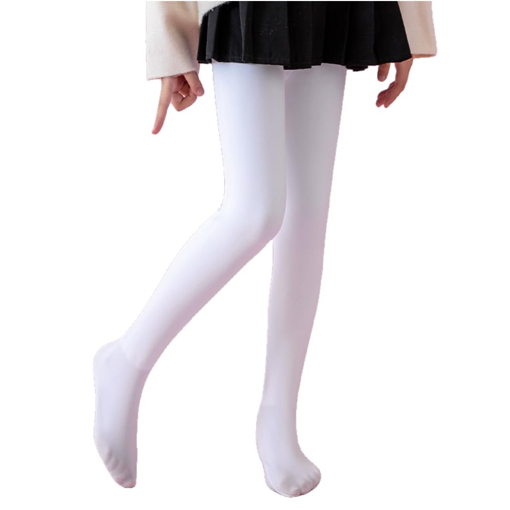 Collant Termici Donna Inverno Spessi di Grandi Dimensioni di Grandi Dimensioni Femminile di Collant da Donna Color Gambings Bianco-bianco-300 Grammi Si Alzano in Piedi