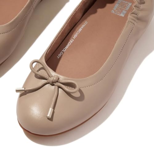 FitFlop Women's Allegro Bow Leather Ballerinas Ballet Flat4