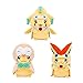 flyand Kawaii Cosplay Coat Pikachued Plush Doll Jirachi Rowlet Victini Peluche De Juguete para Niños 3 Uds