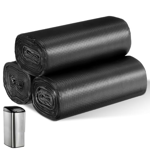 Image of 90 PCS Car Trash Bag Mini Trash Bags for Car Mini Cars Garbage Bag Small Black Strong Trashes CanBags with Tear-Resistant Small Plastic Bags for Desktop Trashes Cans Home Office Travel