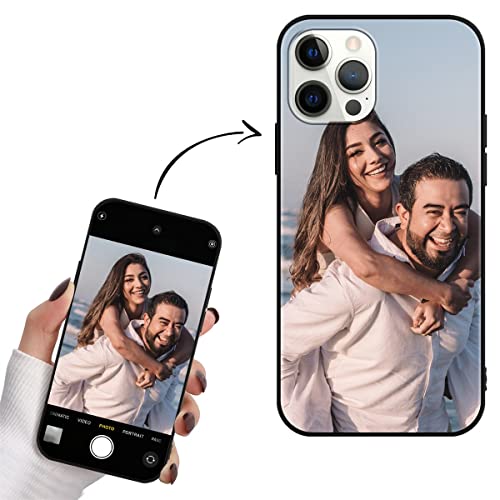 Ya en manzanajugosa.com: Yoedge Funda Personalizada para Apple iPhone 12 Pro MAX 6,7", Carcasa Personalizable con Foto Imagen o Texto Letras Gel por Encargo Personalizado Custom para iPhone 12 Pro MAX Case Negro Cover