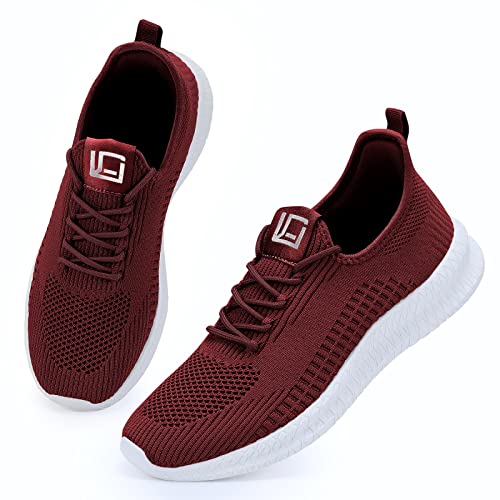 Image of Men's Running Shoes Ultra Lightweight Breathable Comfortable Walking Shoes Casual Fashion Sneakers Mesh Workout Shoes