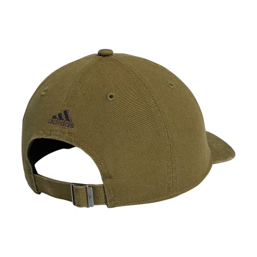 Adidas Men's Ultimate 2.0 Relaxed Adjustable Cotton Cap, Focus Olive Green/Black, One Size #TOP3