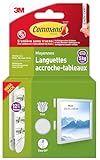 Command Languettes Accroches Tableaux Moyen Modèle - 12 Paires (24 Languettes) Blanc - Sup...