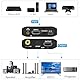 Tendak HDMI Audio Extractor, 4K HDMI Audio Splitter Konverter zu Optical Spdif Toslink Coaxial 3,5mm Stereo Aux Adapter für HDTV PS4 PS5 Blu-ray DVD