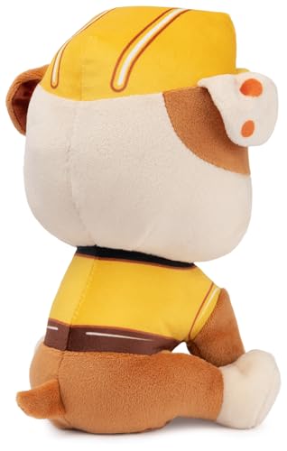 Image of GUND PAW Patrol Rubble 6-Inch Plush, Stuffed Animal Sensory Toy, Ages 1+