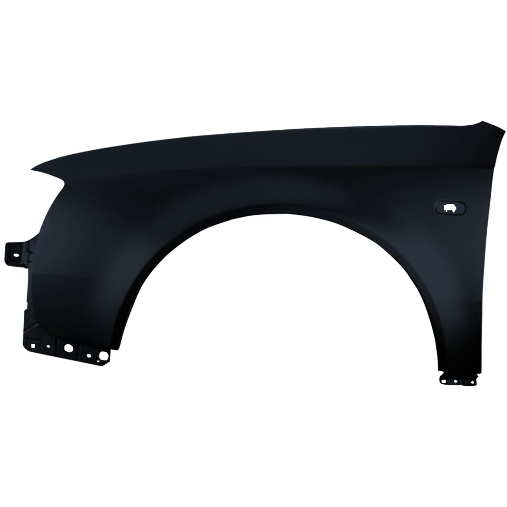 BLU Kotflügel Passend für Audi A6 C5 LZ9W Links Schwarz | 1997-2001 | Vorderseite Vorne | Lackiert | Einbaufertig