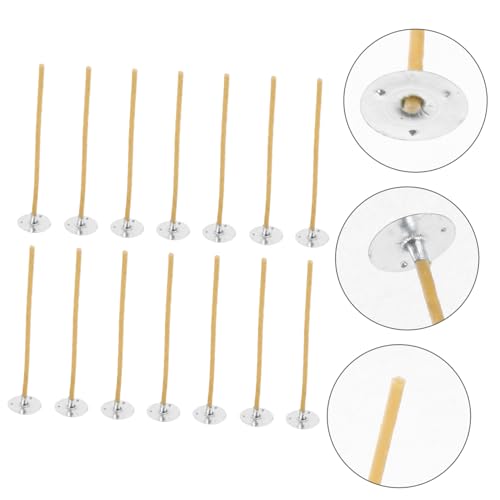 100 piezas de mechas trenzadas para velas con base miniatura 6