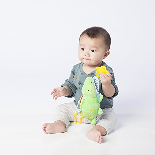 Image of Manhattan Toy Gabby Gator Zip & Play Teether and Travel Baby Toy