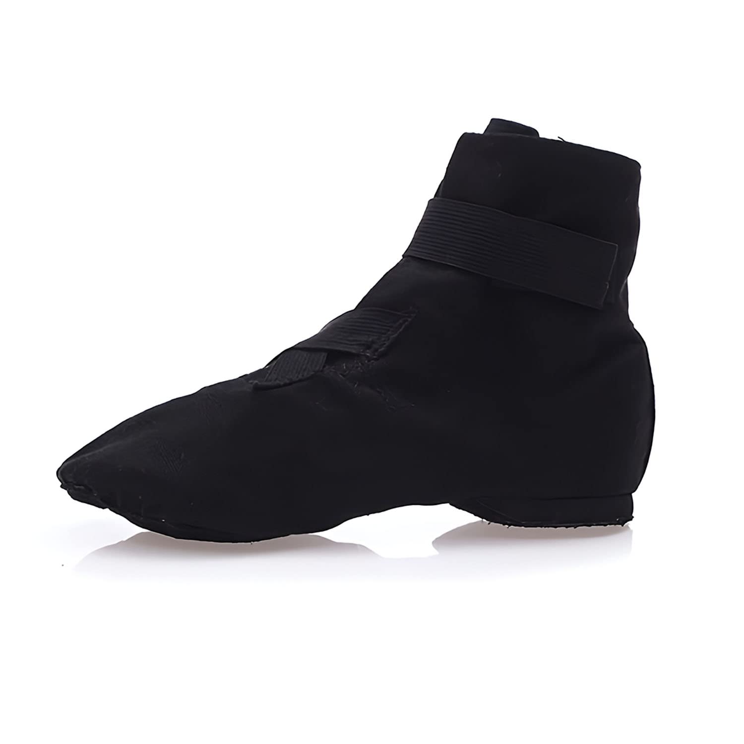 Modernes Chaussures de Jazz Danse Chausson de Ballet Boot Semelle Souple Yoga Gymnastique Split Plate Ballet Doux Toile Chaussons pour Femmes