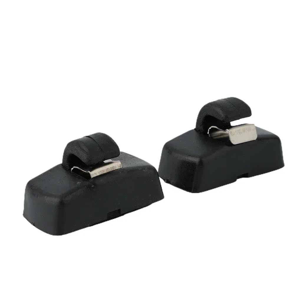 2x Support de pare-soleil Clip Noir Compatible avec VW Transporter T5 Amarok Passat Caddy Golf Bora Polo Sharan Touran Skoda Octavia Superb Seat Ibiza Leon Toledo 3B0857561B